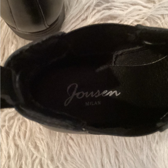 Jousen Milan Mens ankle Boots ,all Leather size mens 8 black Chelsea - Picture 7 of 9